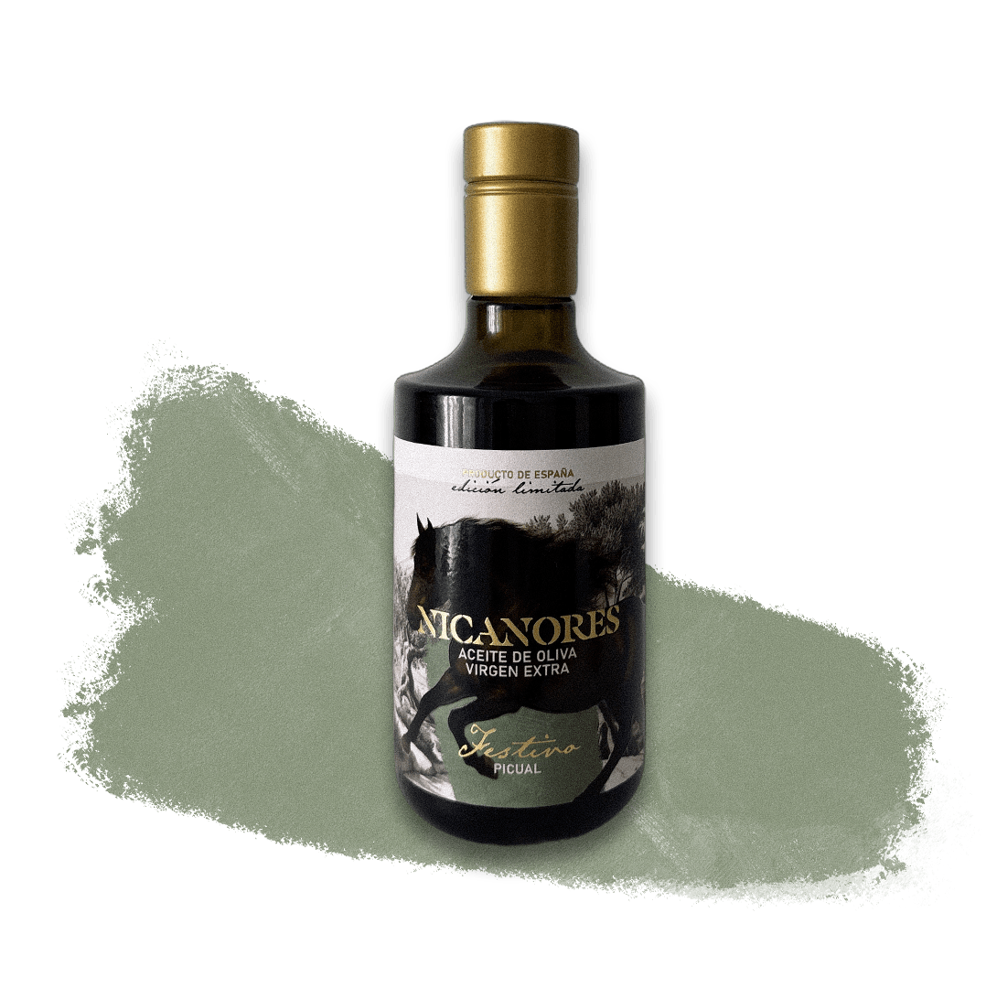 bot festivo Botella de AOVE Nicanores edición Festivo